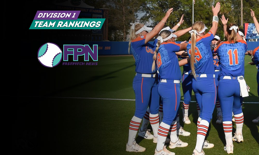 FPN NCAA DI Softball Rankings Week 10 