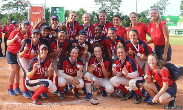 Usa Wins Gold Medal In Pan American Games Fastpitch Softball News College Softball Club Softball