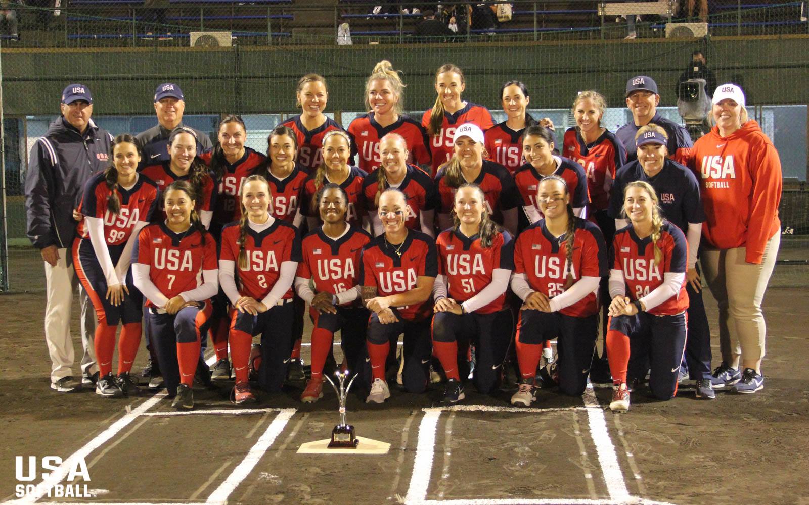 Monica Abbott Leads Team Usa To Japan Cup Championship Fastpitch Softball News College Softball Club Softball